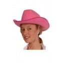 Chapeau Cowboy Dallas - feutre rose