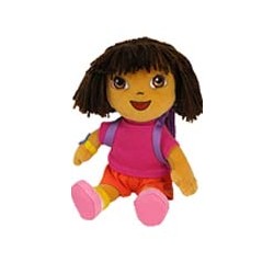 Peluche Dora l'exploratrice 20cm - Sac à dos