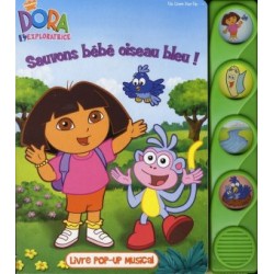 Dora sauve l'oiseau bleu - Livre musical