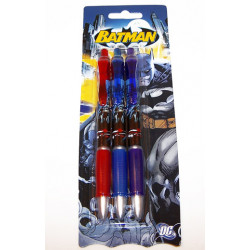 Paquet de 3 stylos Batman